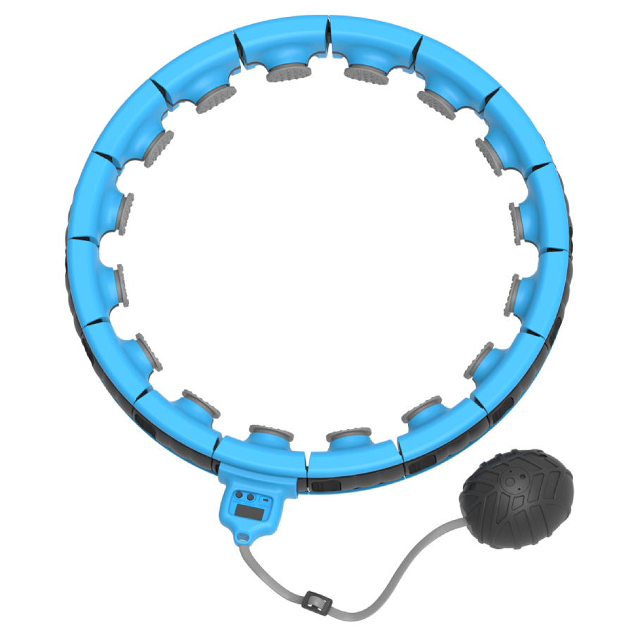 Smart Weighted Hula Hoop Slimming Exerciser - Blue