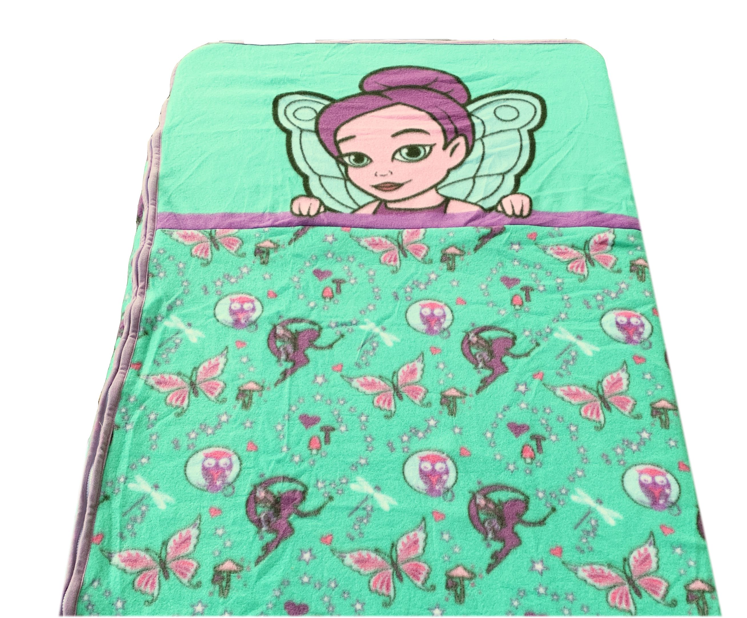 Zipit Bedding® Kids' One-Piece Zippered Bedding Set - Fairy - Glow In The Dark DLX - Twin
