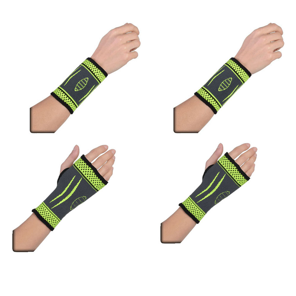 Flexible Stretch Joint Compression Sleeve Support Brace (Multi-Pack) - PALM x2 - WRIST x2