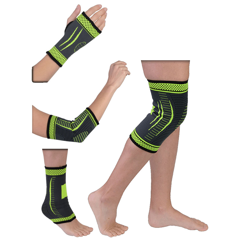 Flexible Stretch Joint Compression Sleeve Support Brace (Multi-Pack) - KNEE - ANKLE - ELBOW - PALM