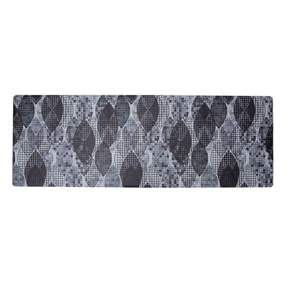 Oversized 20 x 55 AntiFatigue Mat   Black Geo
