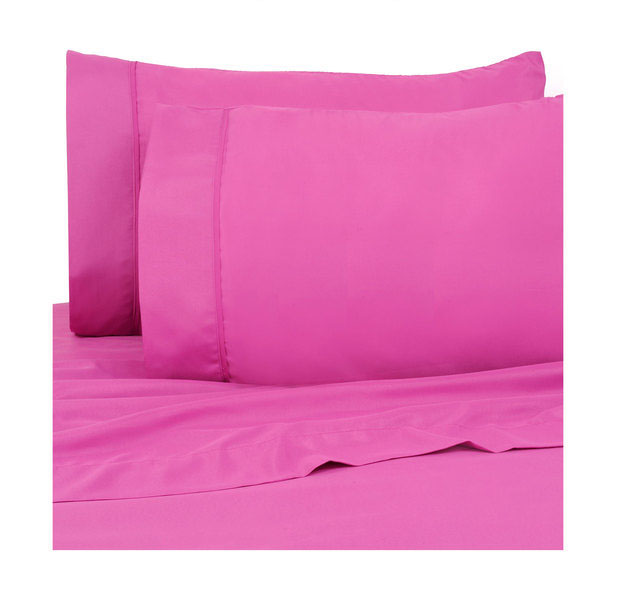 Bright Deep Pocket Hypoallergenic 4-Piece Sheet Set - Queen - Hot Purple