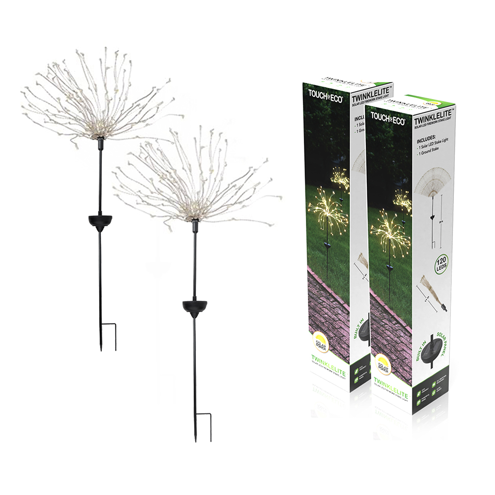 Twinklelite Garden Stake Solar LED Light - 2-Pack