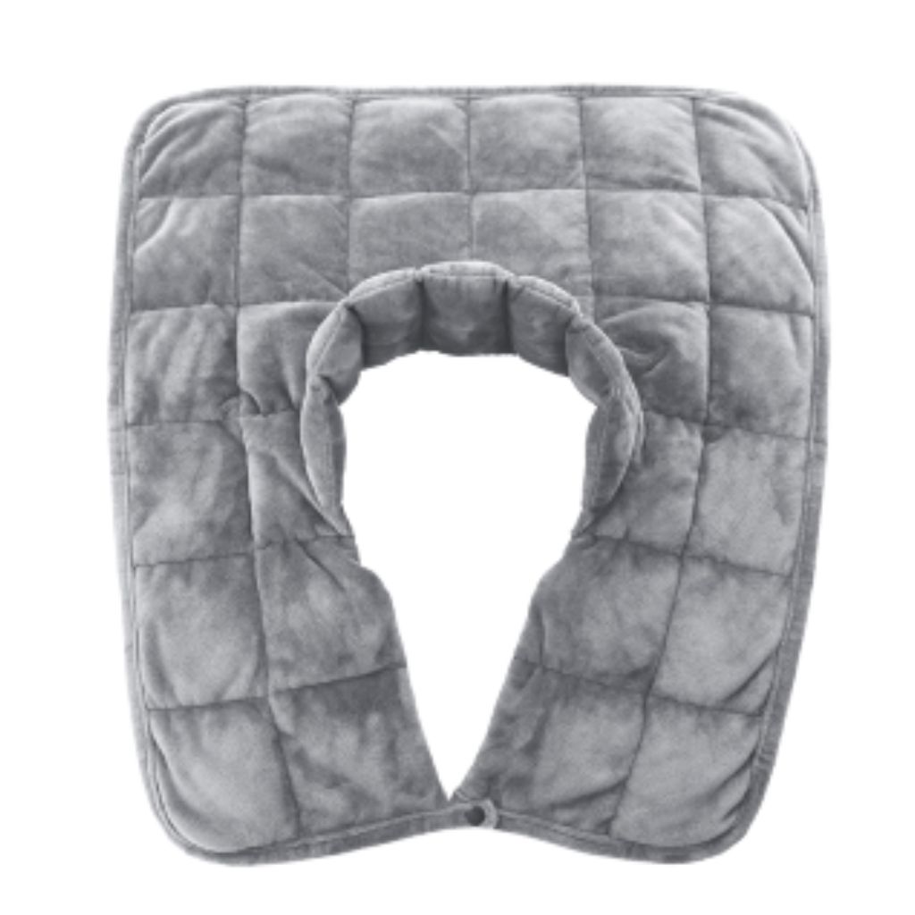 Kathy Ireland Weighted Calming Neck Wrap   Silver