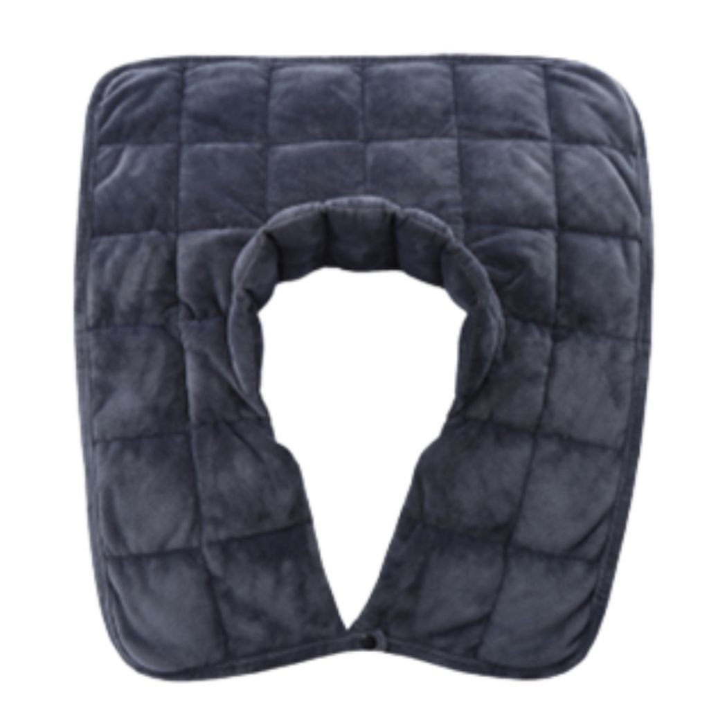Photos - Duvet Kathy Ireland Kathy Ireland® Weighted Calming Neck Wrap - Charcoal Grey 2342GR