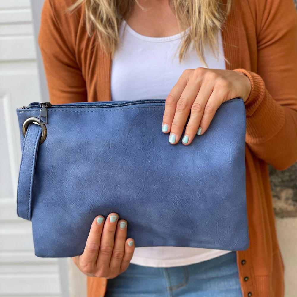 Oversized Clutch - Midnight