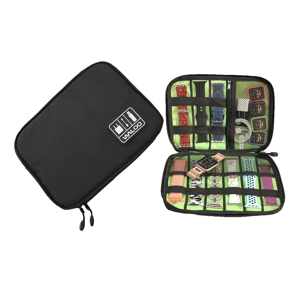 Smartwatch Band CaseHolder  Cable Organizer   Black