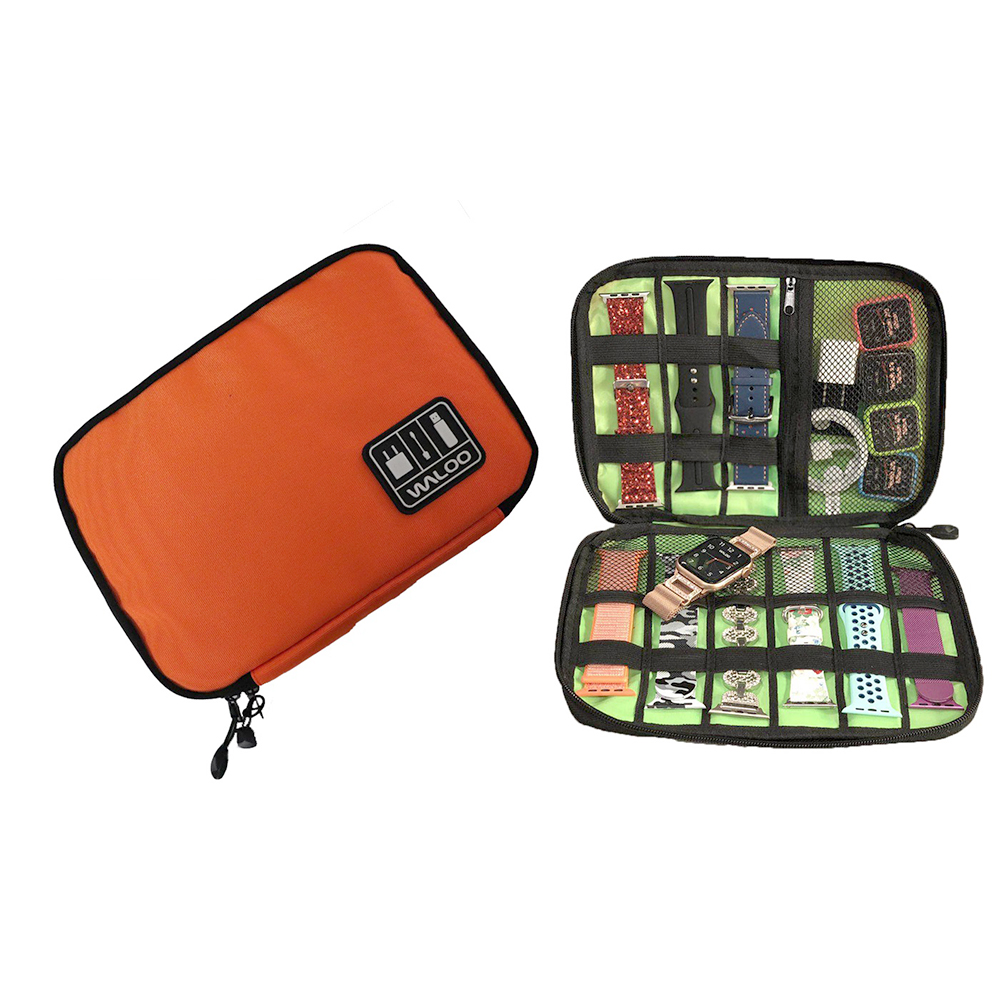 Smartwatch Band CaseHolder  Cable Organizer   Orange