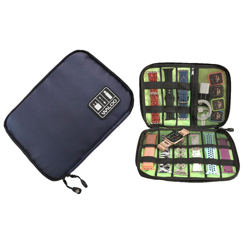 Smartwatch Band CaseHolder  Cable Organizer   Navy