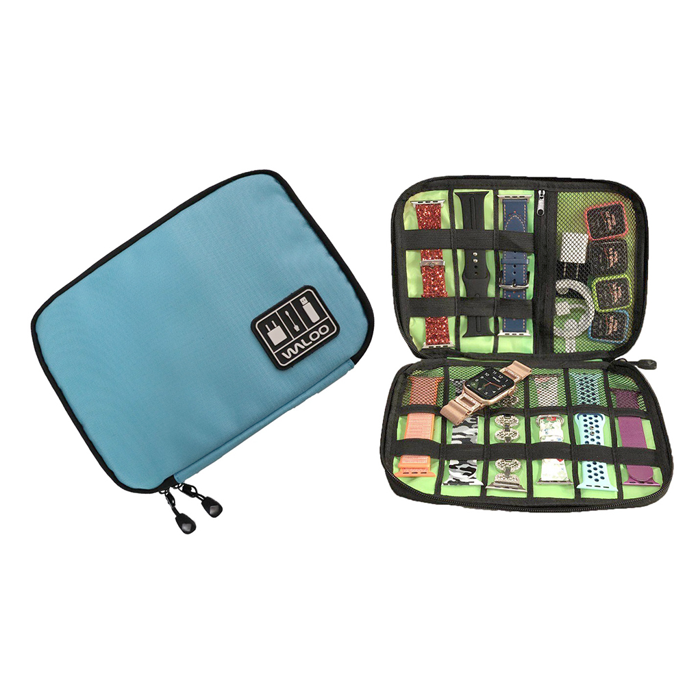 Smartwatch Band CaseHolder  Cable Organizer   Aqua