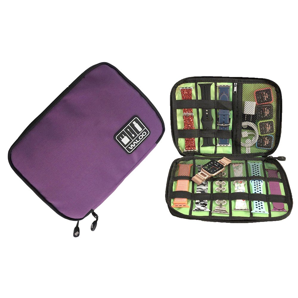 Smartwatch Band CaseHolder  Cable Organizer   Purple