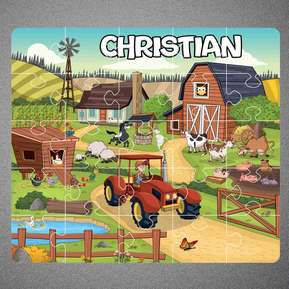 Personalized Name Puzzle - Farm-image-SKU3350730