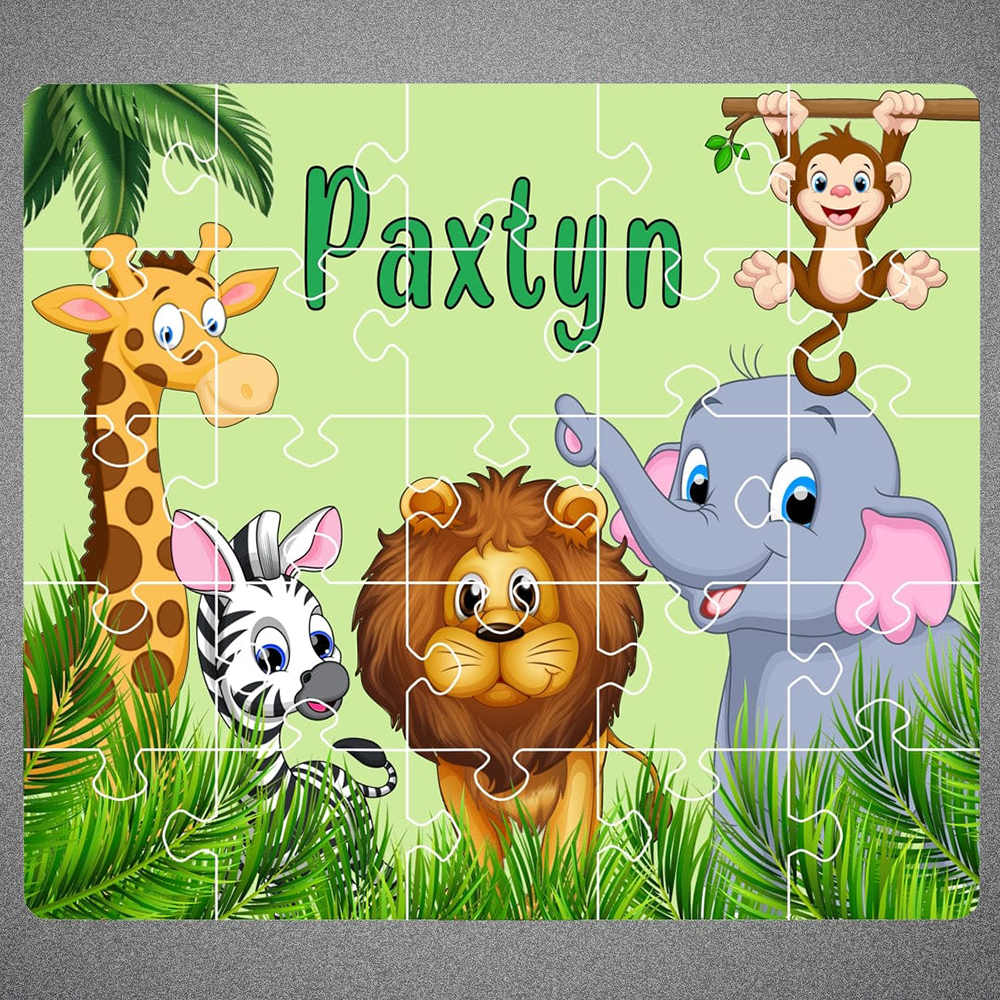 Personalized Name Puzzle - Jungle-image-SKU3350731