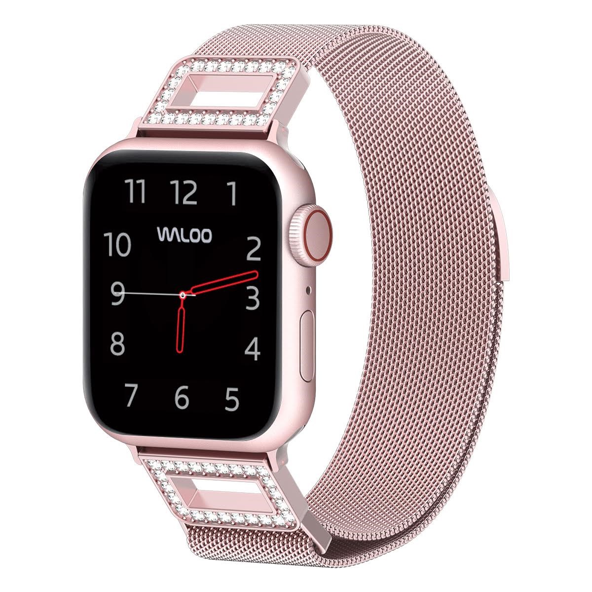 Diamond Magnetic Mesh Band for Apple Watch  424445 MMRose Gold