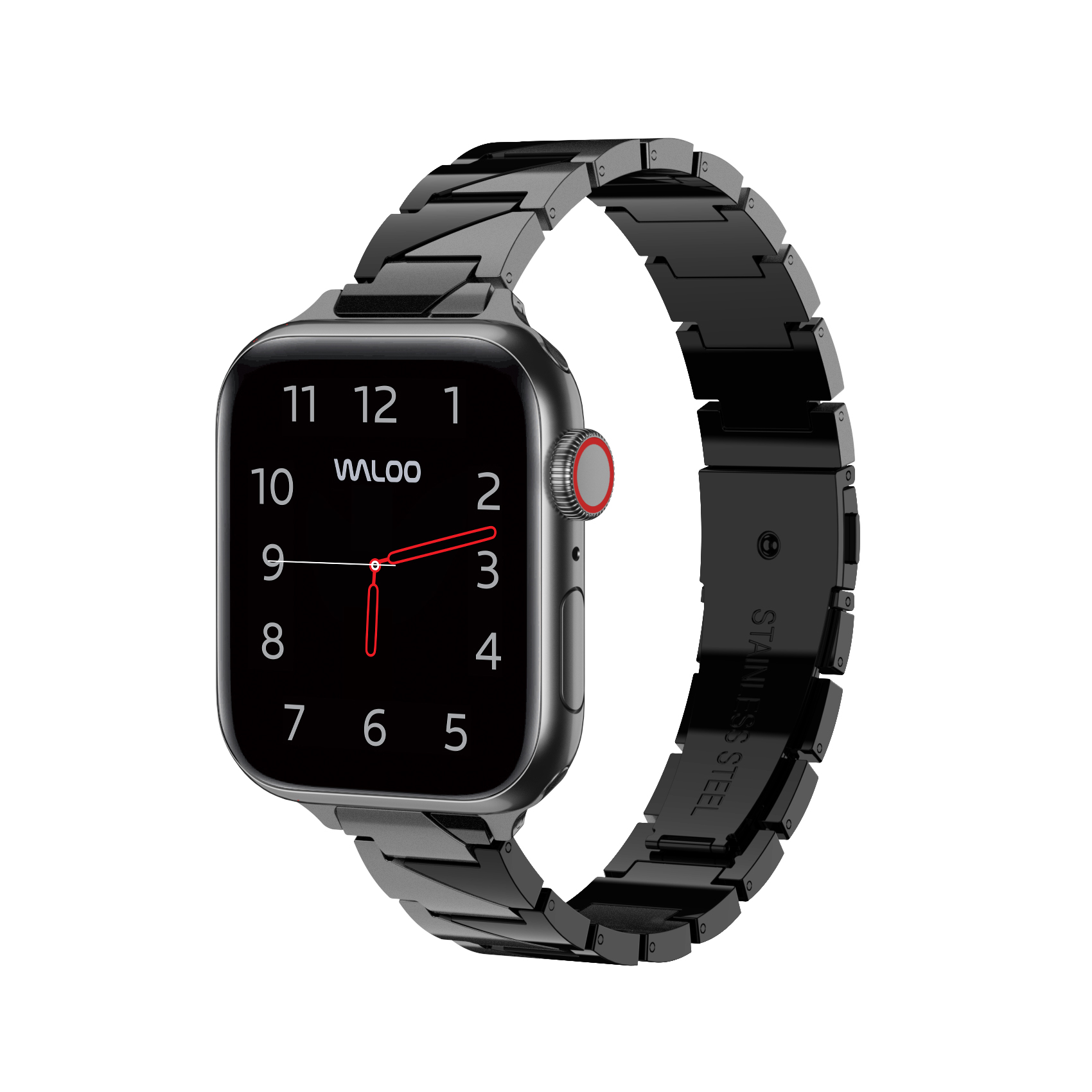 TwoTone Metal Bands for Apple Watch   Black 424445MM