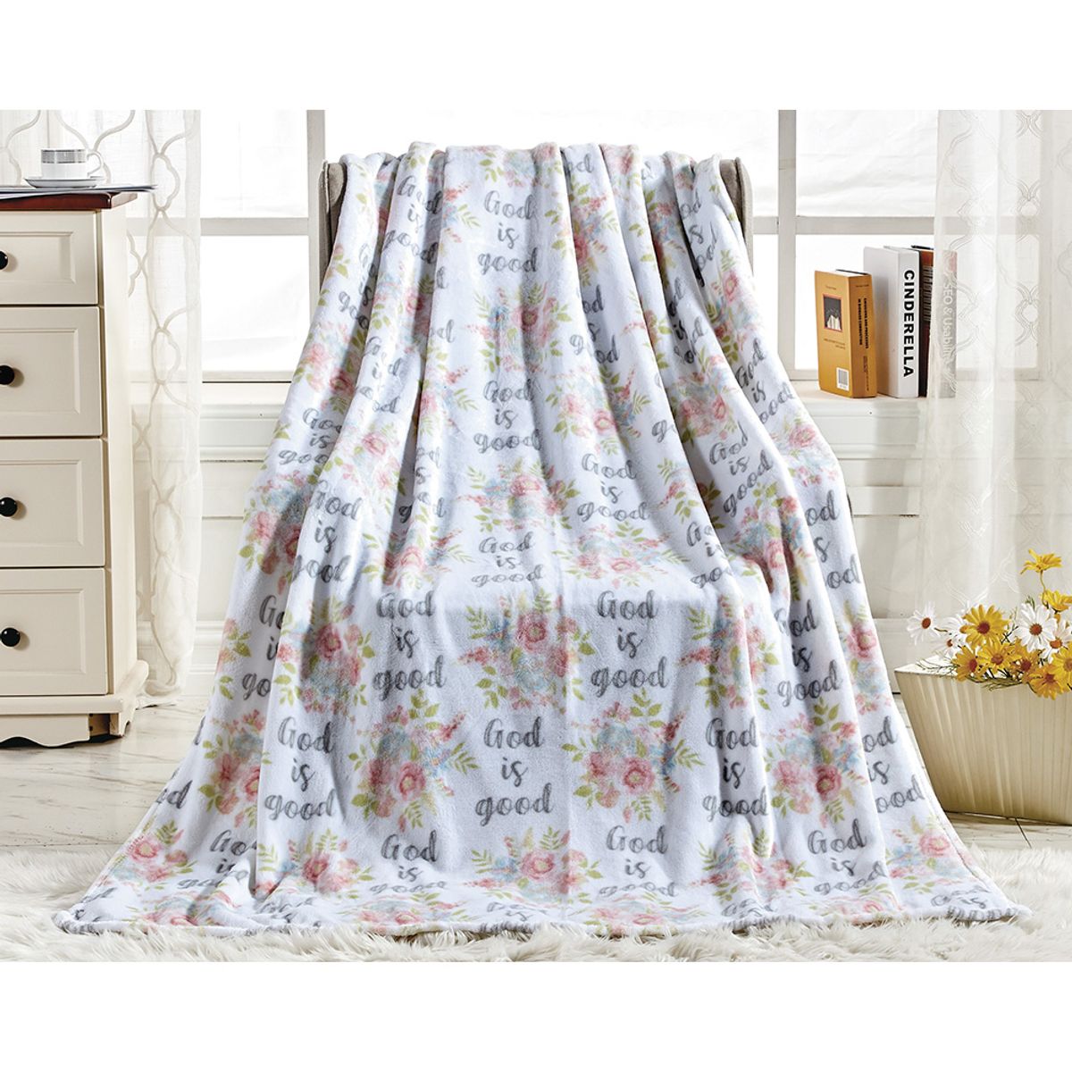 Noble House 50 x 70Inch Blanket  BLESSED 50 X 70 THROW