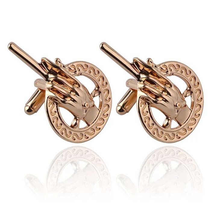 Photos - Cufflinks Private Label Game of Thrones Hand of The King  - Bronze GOTCUFF