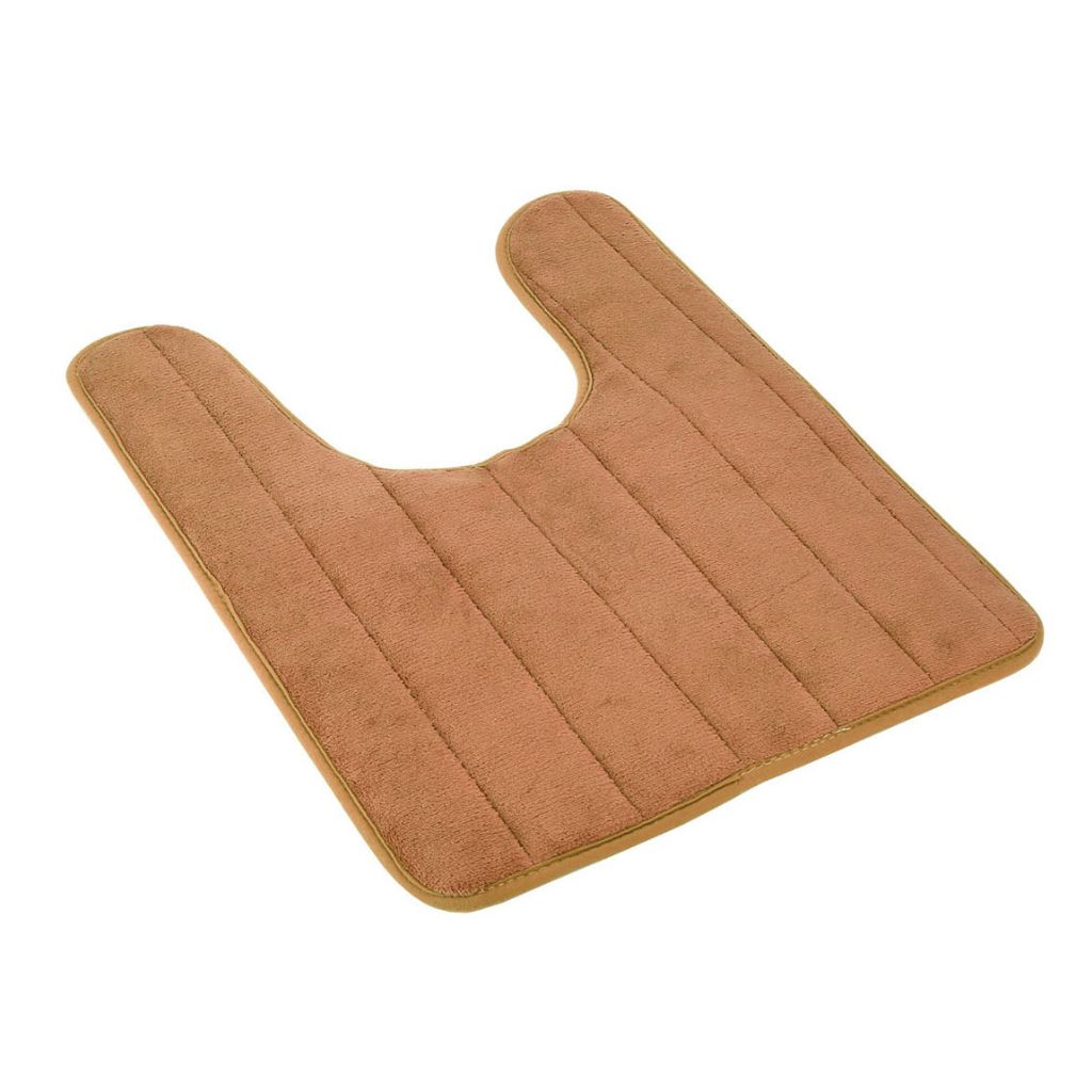 NewHome™ No-Slip U-Shape Toilet Rug - Coffee-image-SKU3970093