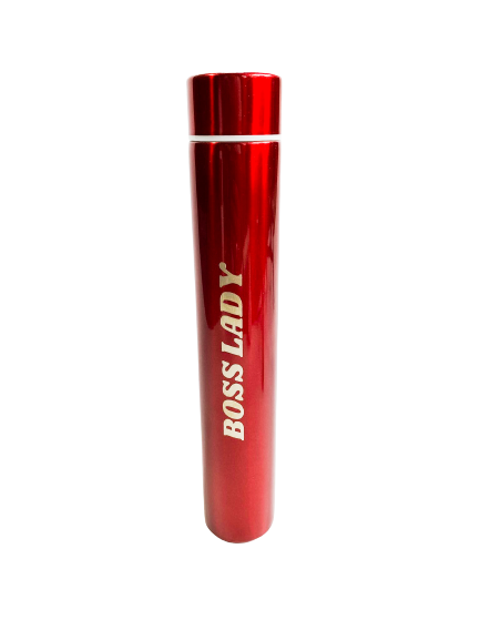 Tasty Words Hot and Cold Skinny Drink Thermos - Red