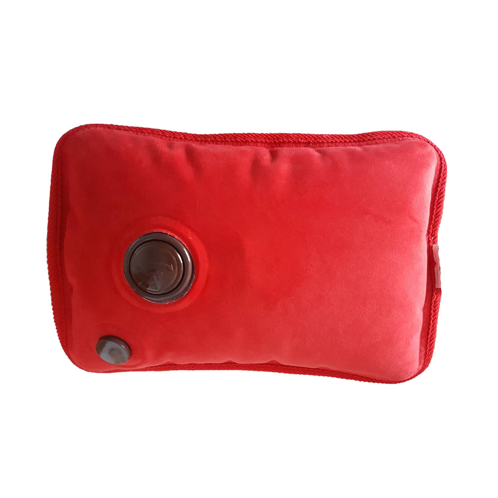 Cozee® Rechargeable Hot Water Bottle for Pain Relief & Staying Warm - CozeeWaterBottle-Red