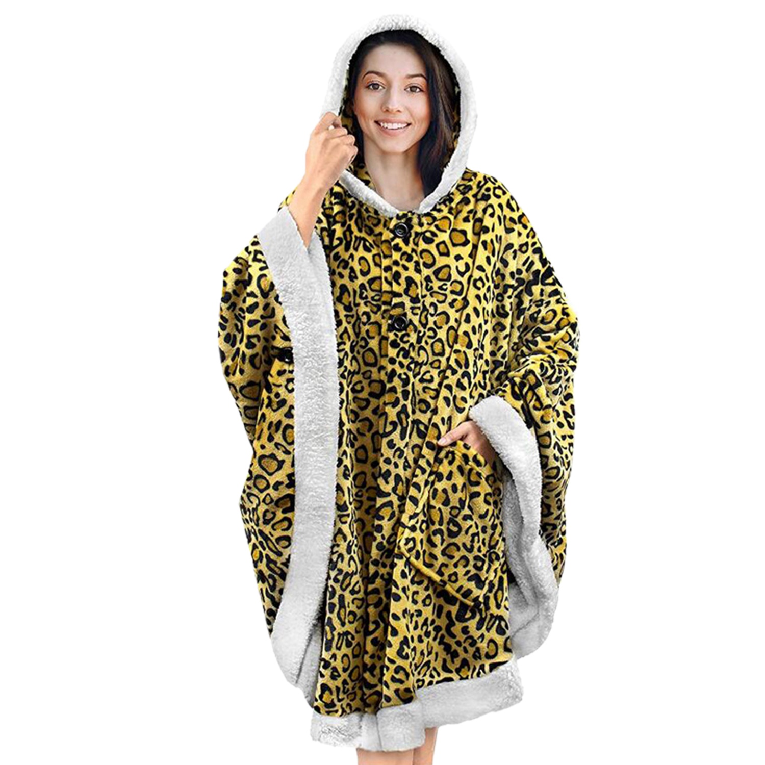 Photos - Robe N'POLAR N'Polar Wearable Hoodie Blanket Wrap - N'Polar Wearable Hoodie Bla