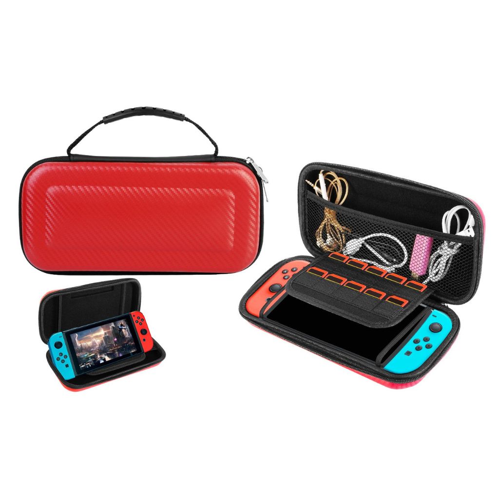 Portable Nintendo Switch Case  Red