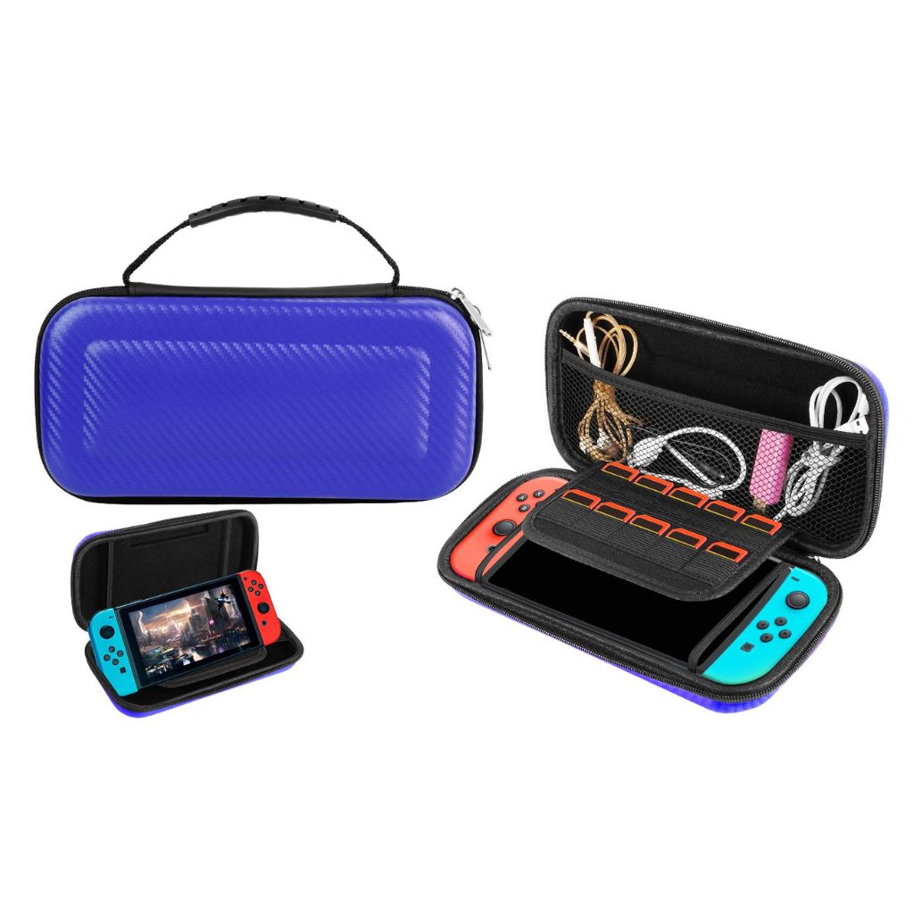 Portable Nintendo Switch Case - Blue