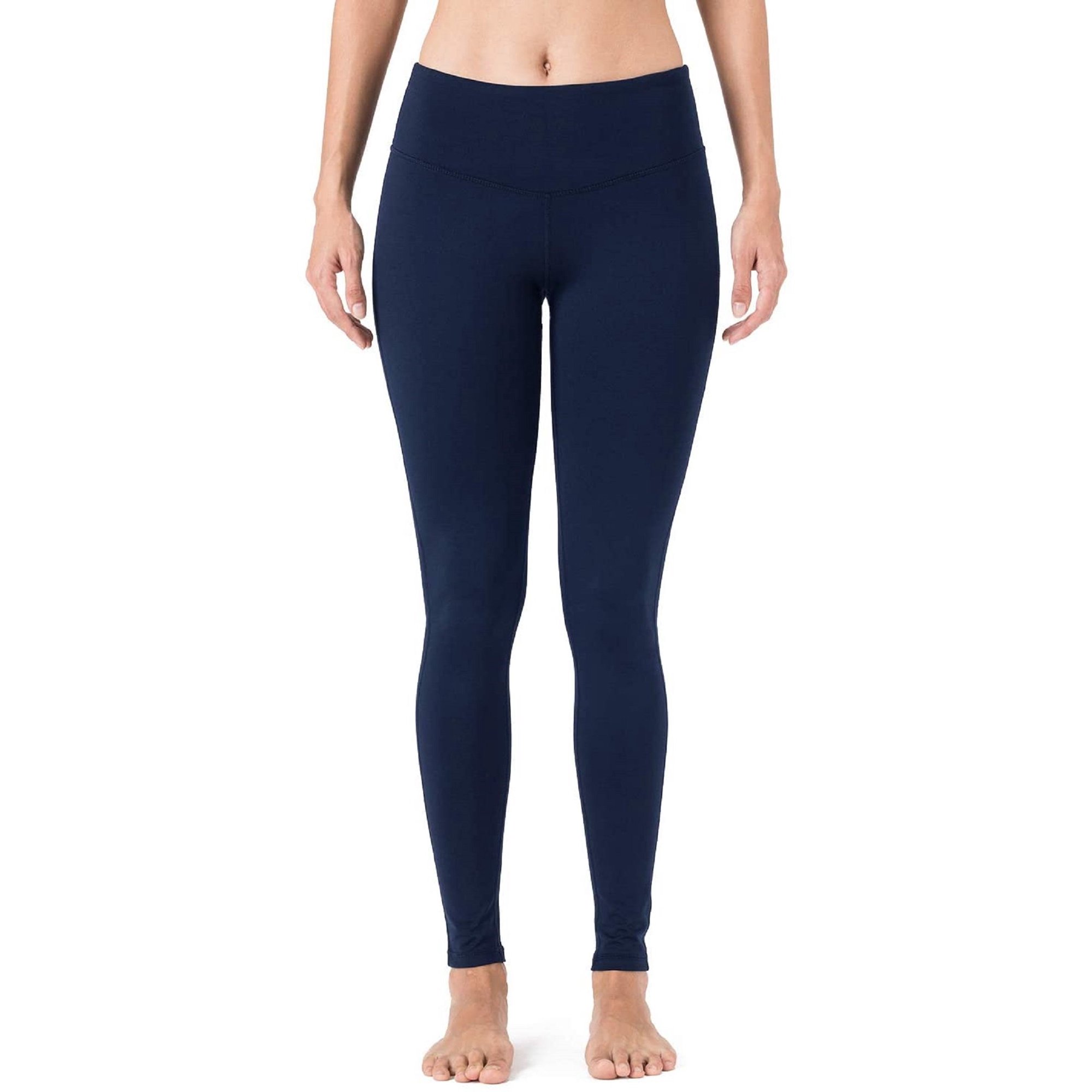 Nicole Miller® Fleece-Lined Footed Tights or Leggings (2-Pack) - 2-Pack Leggings (Navy/Grey-S)