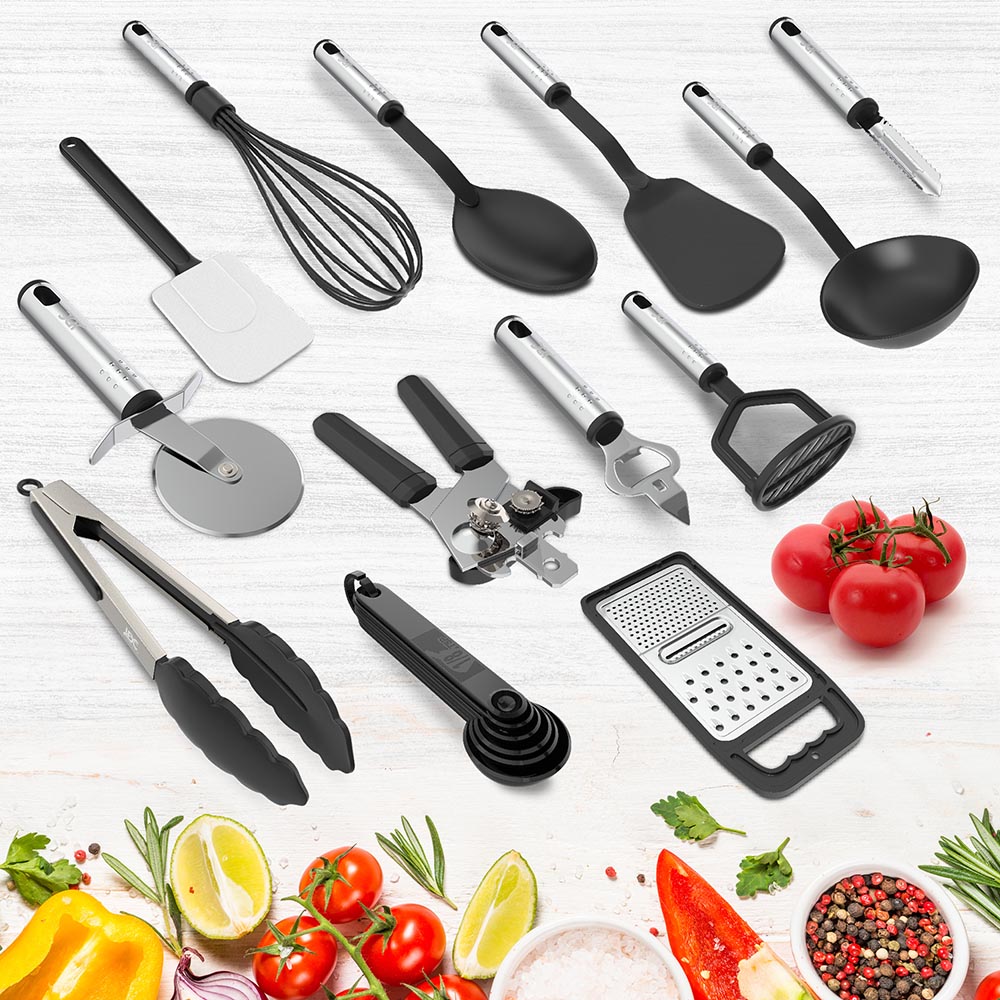23-Piece Cooking Utensil Set - Black