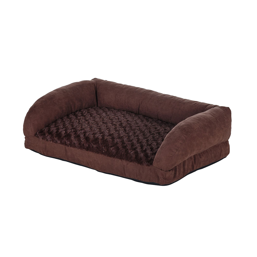 Photos - Bed & Furniture New Age Pet Memory Foam Dog Bed Cushion - Brown Medium CSH303M 