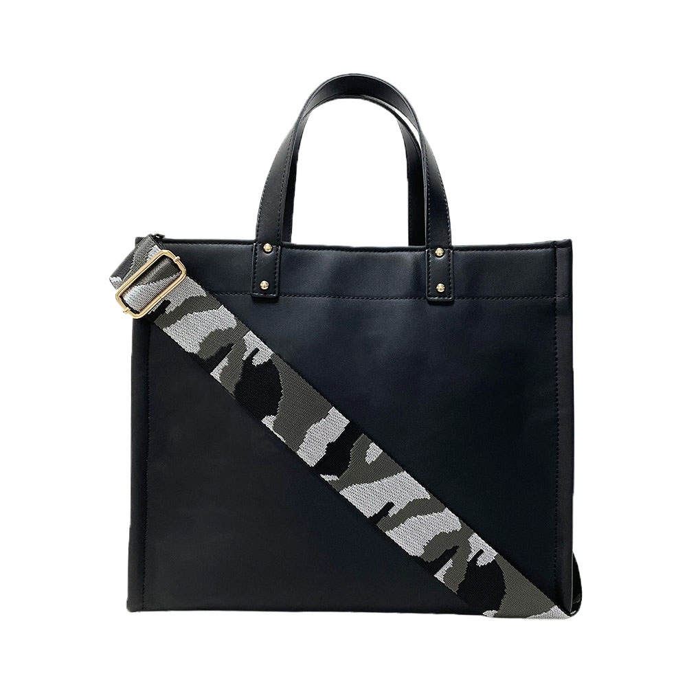 Photos - Shopping Bag Threaded Pear Campbell Tote  - Black / Green Camo CAMPBGC(Choose Your Strap)