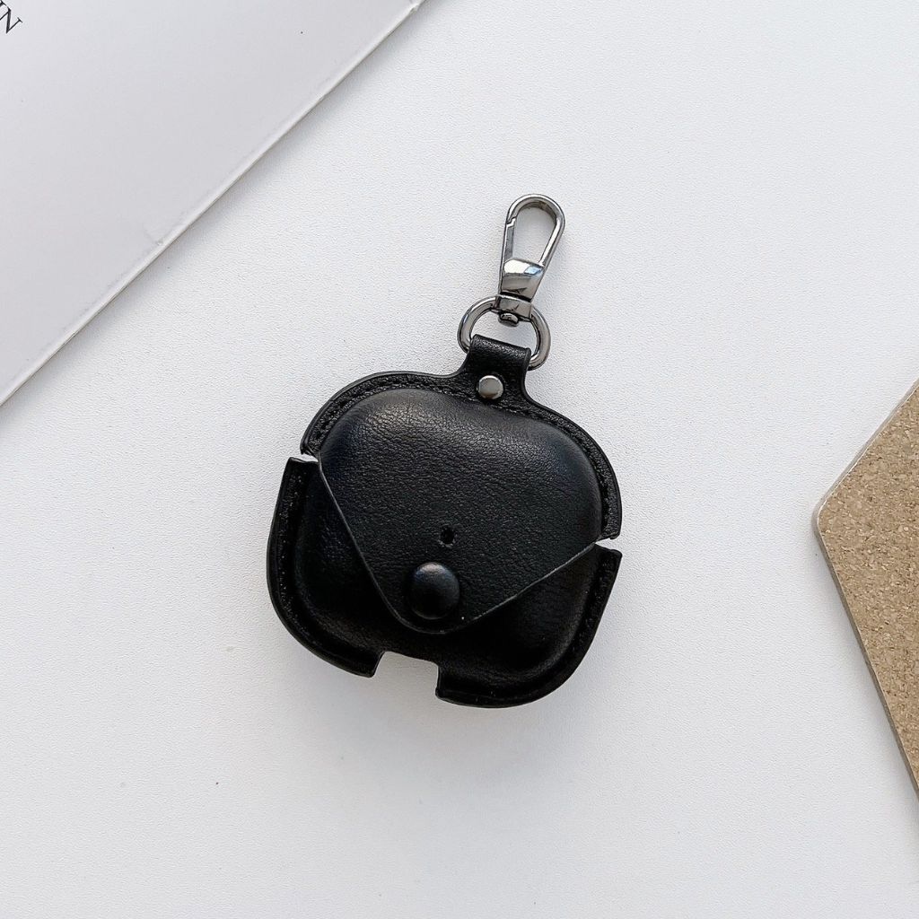 Photos - Other for Mobile Threaded Pear Soft Leather Case for Apple AirPods  - Black(3rd Generation)
