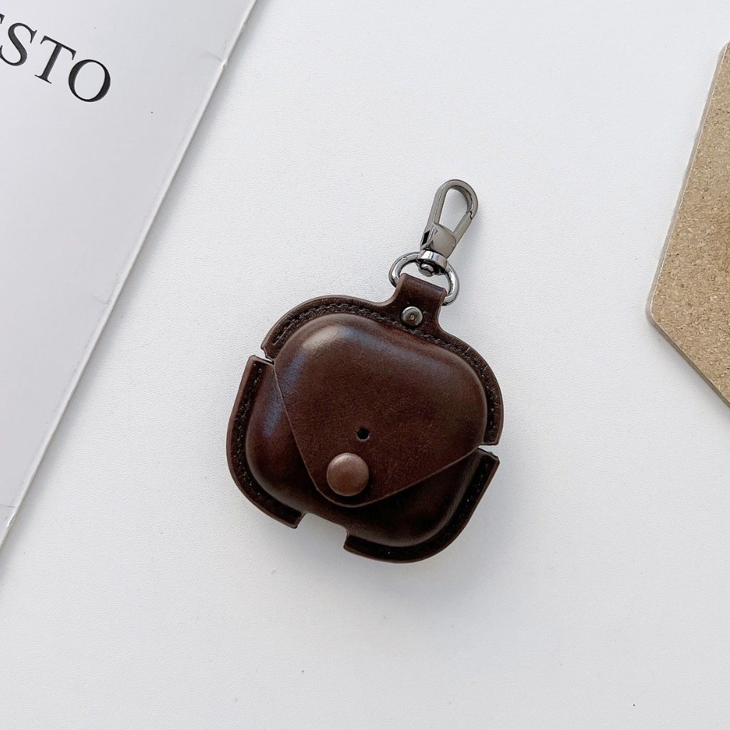 Soft Leather Case for Apple AirPods 3rd Generation  Coffee