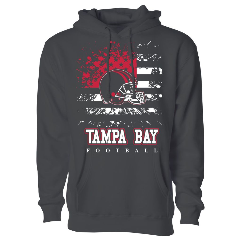 Men's Star-Spangled Football Pullover Hoodie - Large - Tampa Bay