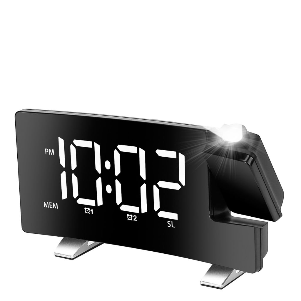Photos - Radio / Table Clock iMounTEK ® Projection Alarm Clock - White HGPROJECTIONCLOCK(WHITEP 