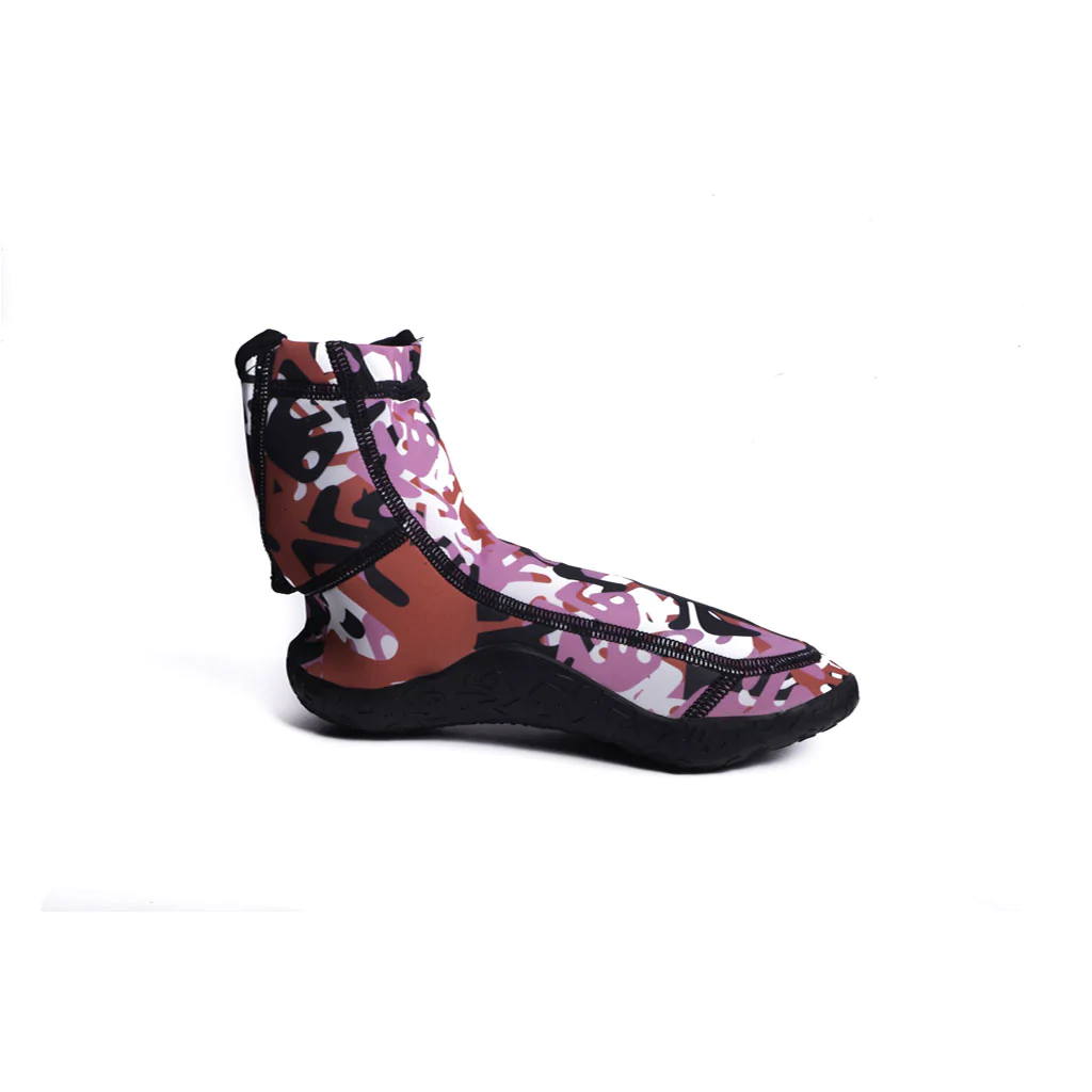 Sockwa® G-HI Neoprene Minimal Comfortable Beach Sneaker (1-Pair) - PINK CAMO, M7/W8