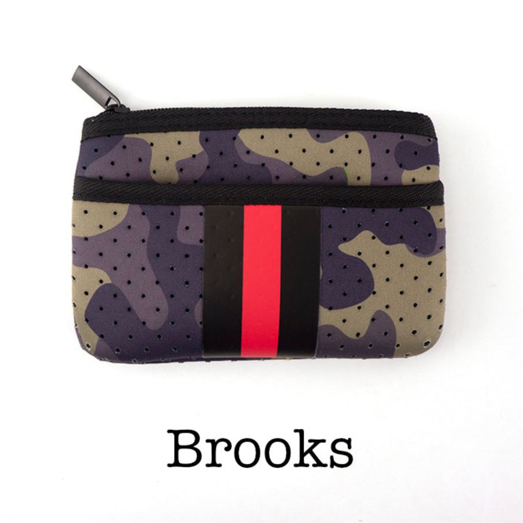 Neoprene Key Clutch Purse - Brooks