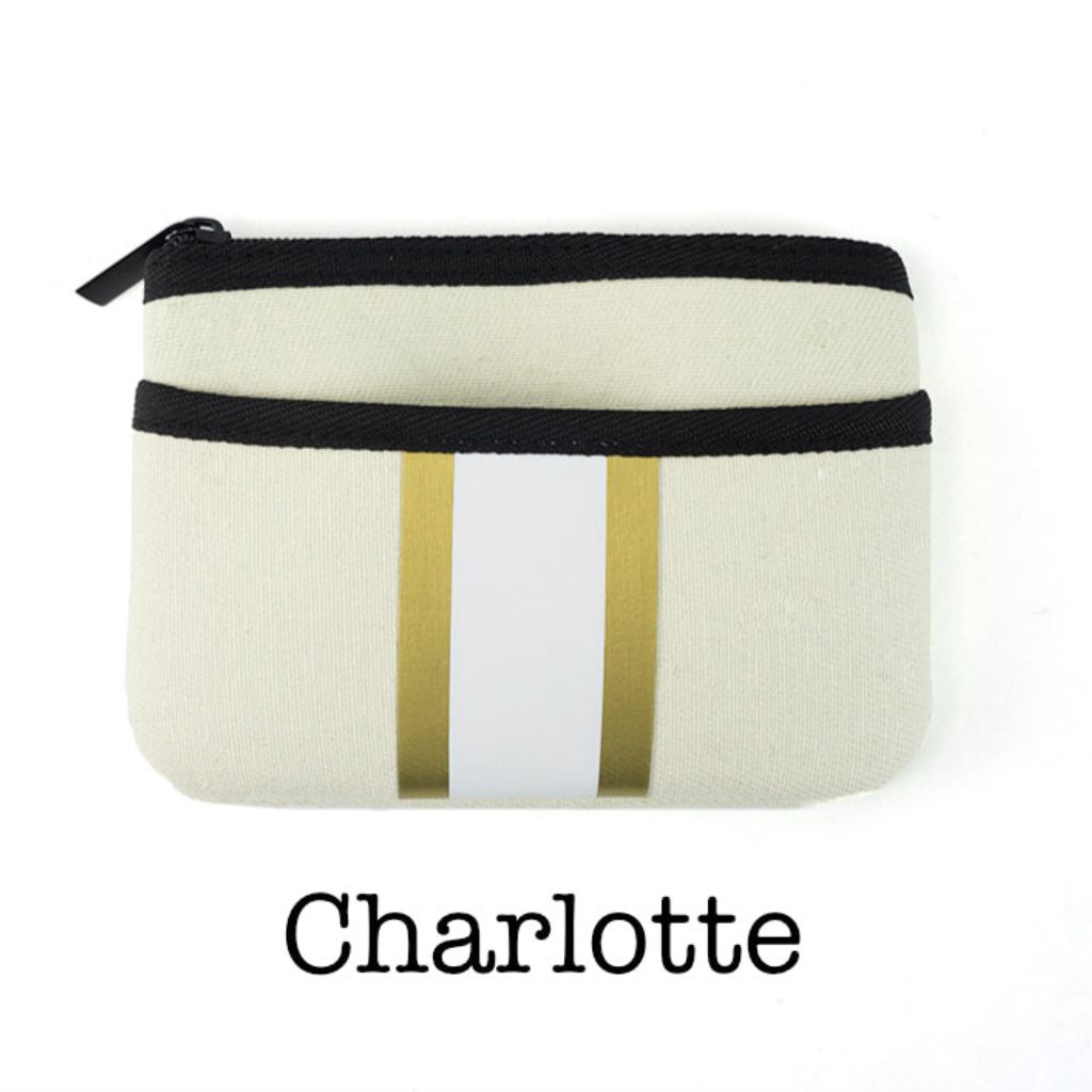 Neoprene Key Clutch Purse  Charlotte