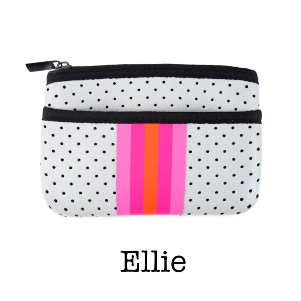 Neoprene Key Clutch Purse  Ellie