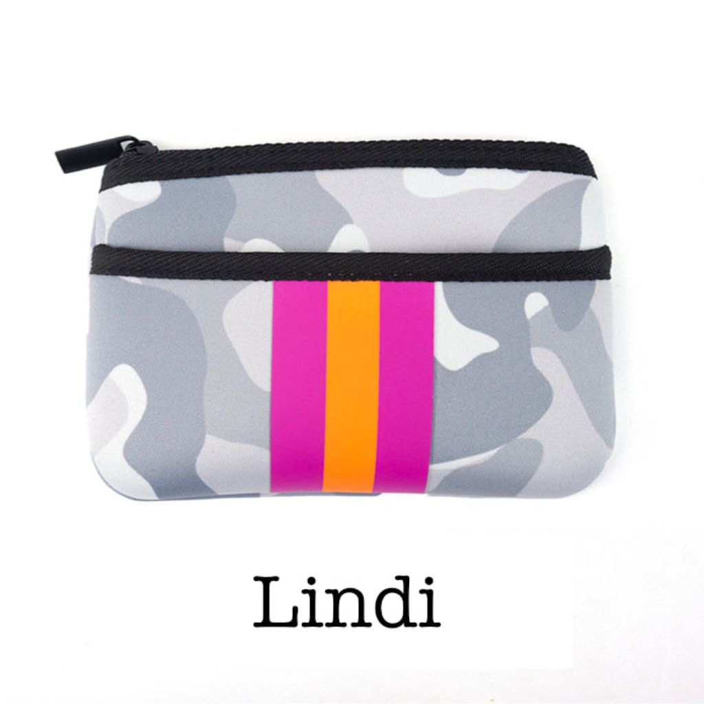 Neoprene Key Clutch Purse  Lindi