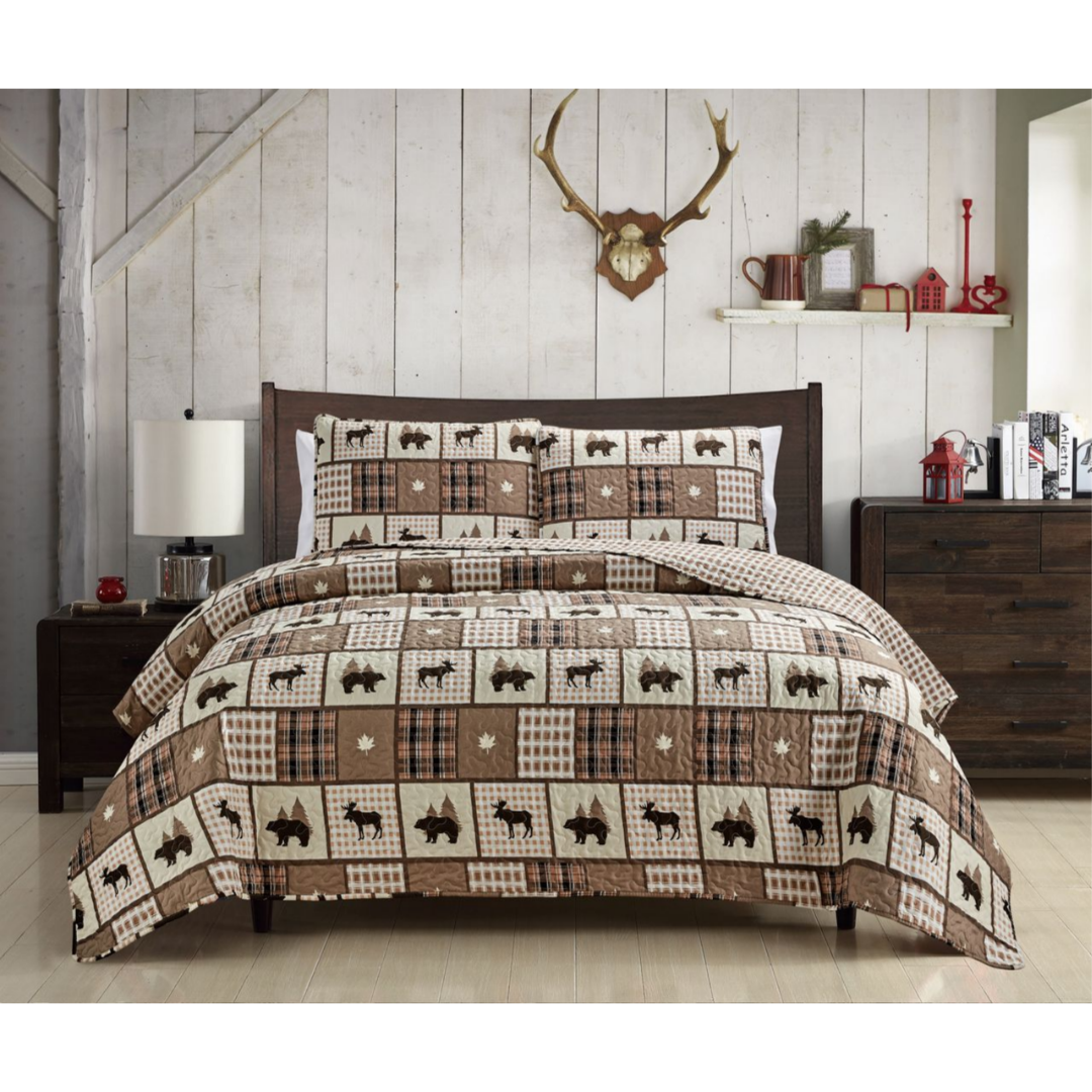 Yellowstone Quilt Set - KING