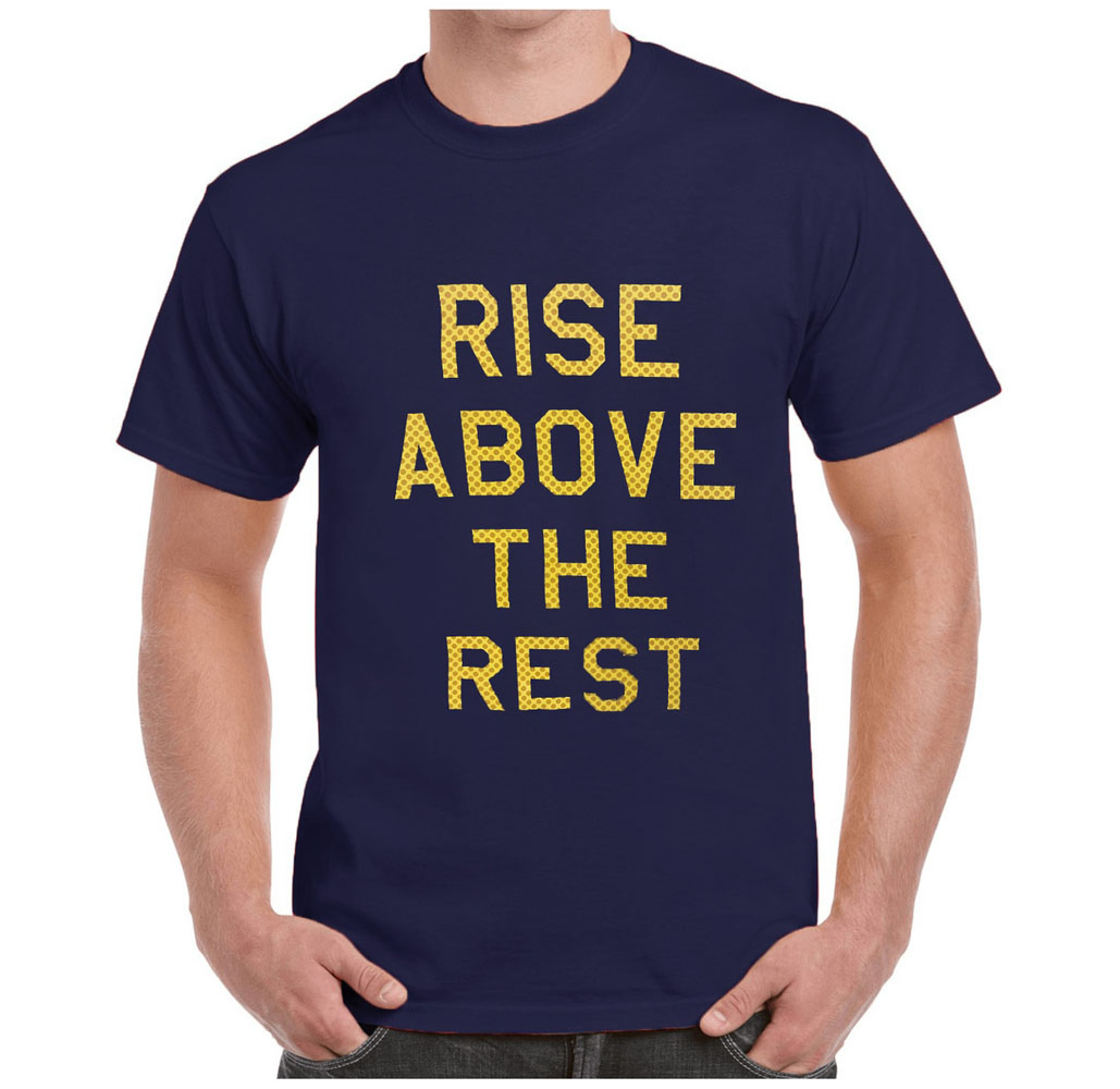 New Balance Mens Rise Above The Rest TShirt  Navy  Medium