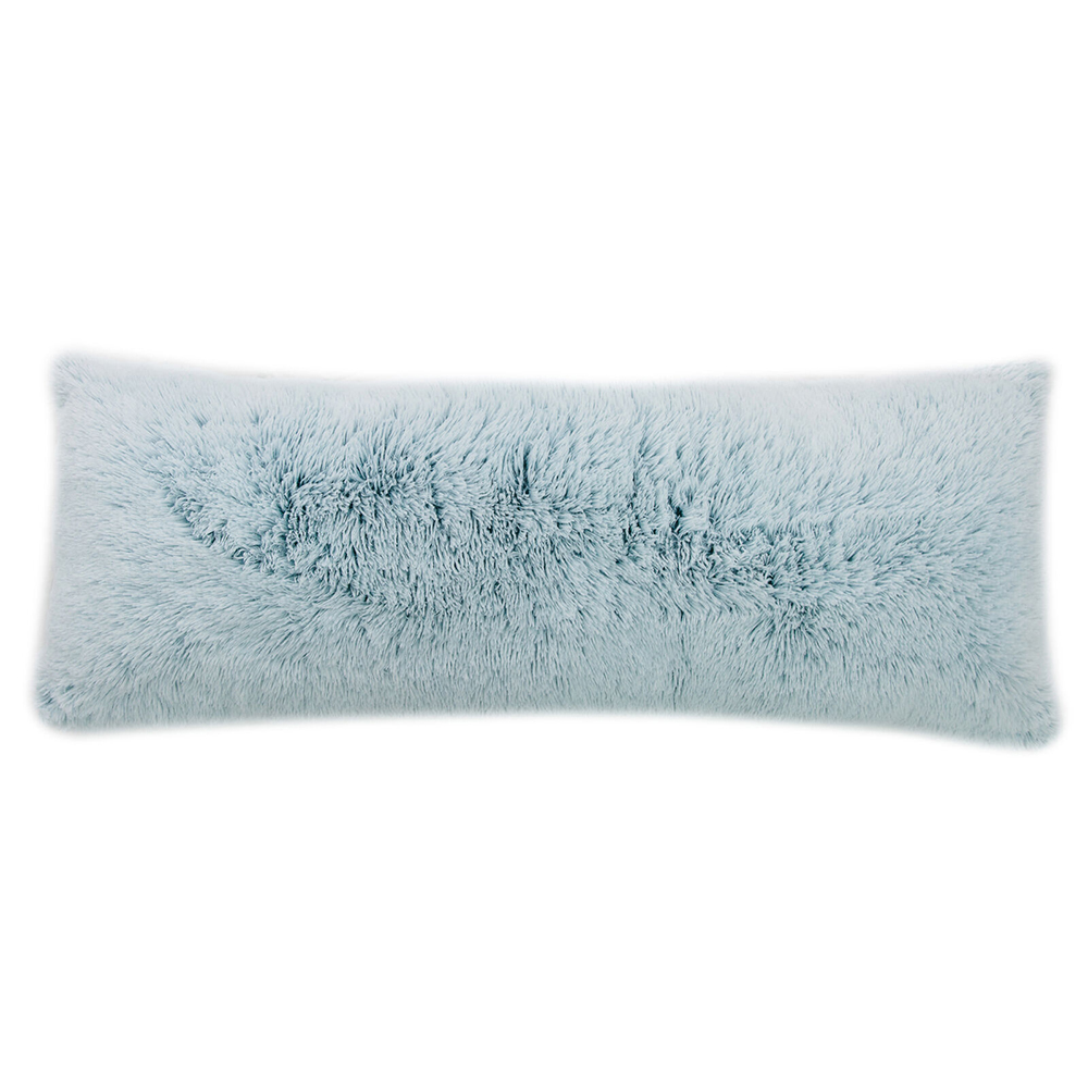 Ultra Cozy 20" x 54" Faux Fur Body Pillow - Blue