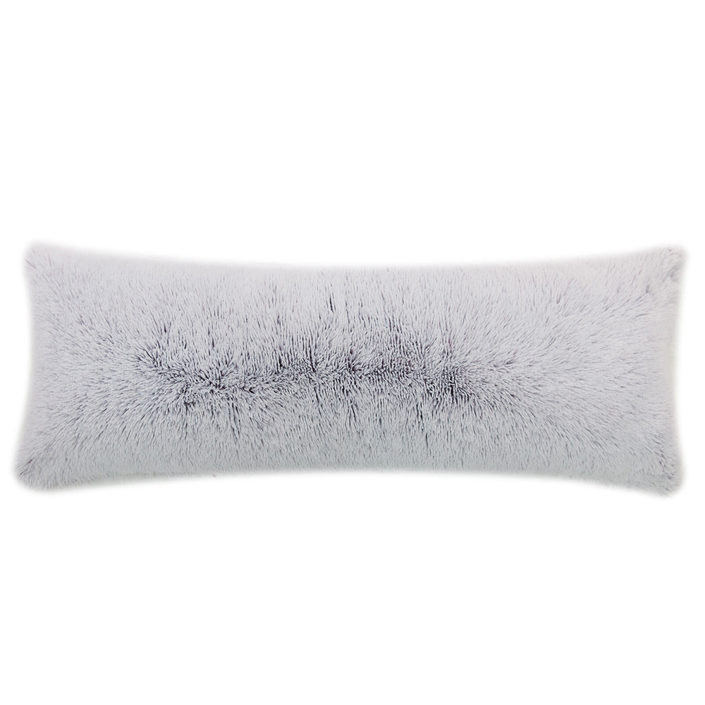 Ultra Cozy 20" x 54" Faux Fur Body Pillow - Purple