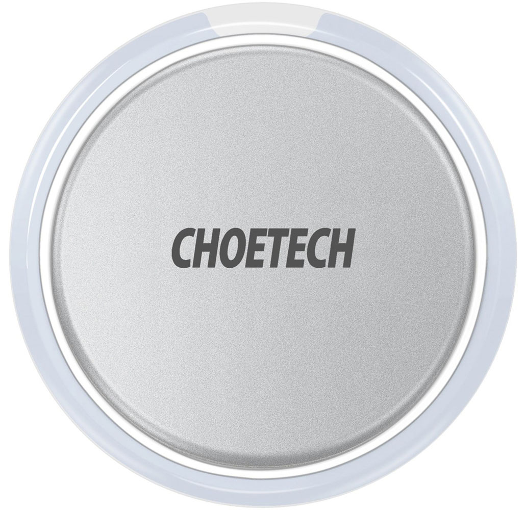 Photos - Charger Choetech ® Wireless Charging Pad for Qi-Enabled Devices - Silver -T517-SIL
