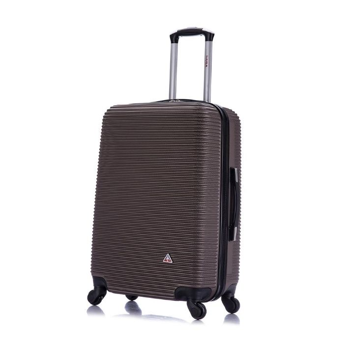 InUSA Royal Hardside Spinner Luggage Collection - 24'' - Brown