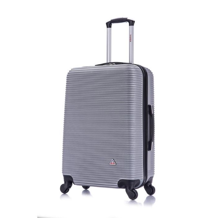 InUSA Royal Hardside Spinner Luggage Collection - 24 '' - Silver