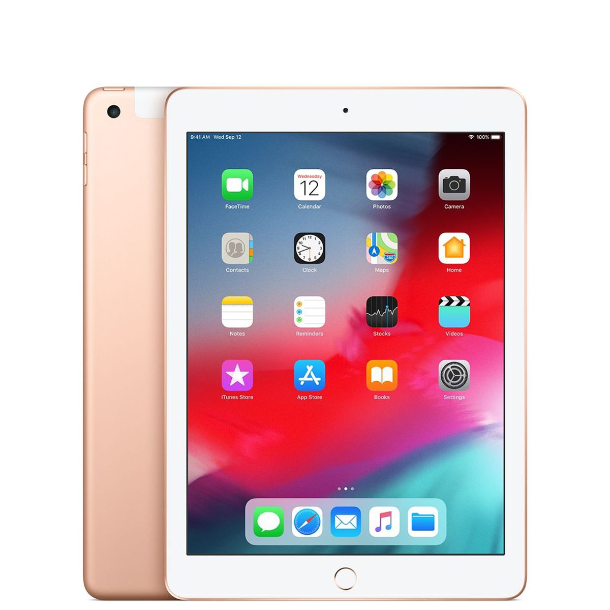 Apple® iPad 6th Gen with Wi-Fi + Cellular, Unlocked (32GB) - Gold (Wi-Fi + 4G Unlocked)