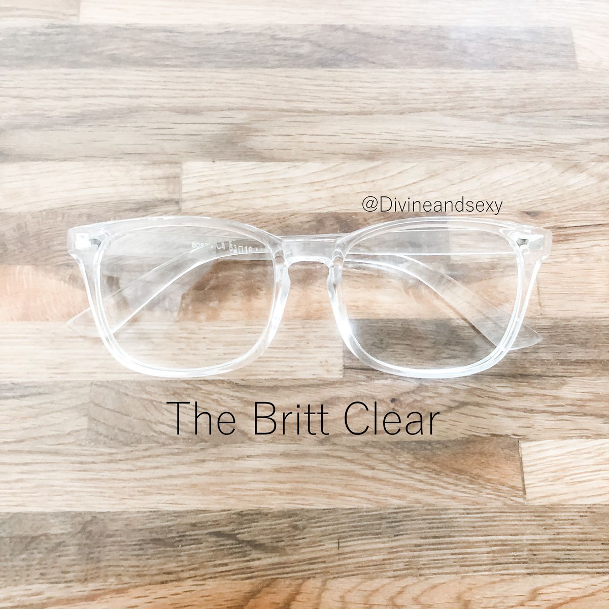 Adult Stylish Blue Light Blocking Glasses - The Britt Clear