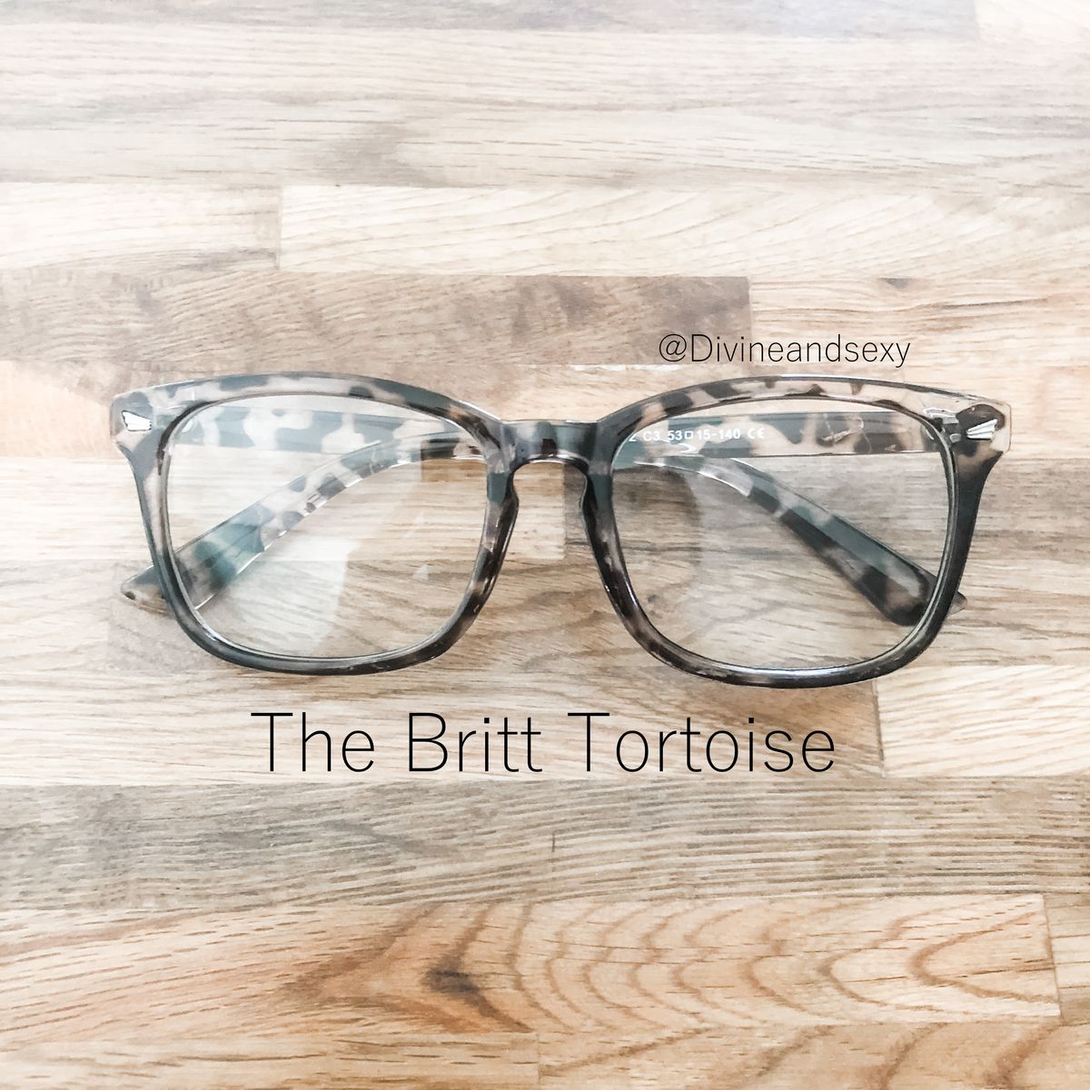 Adult Stylish Blue Light Blocking Glasses - The Britt Tortoise